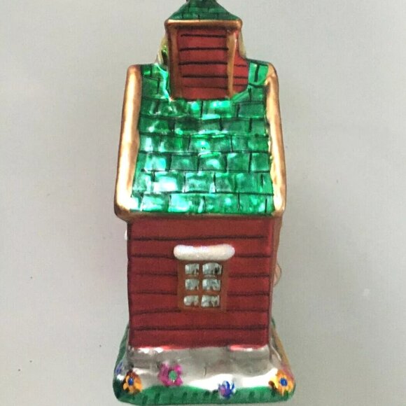 NEW Authentic Christopher Radko AL Assistance League School HOUSE Glass Ornament - Picture 9 of 12